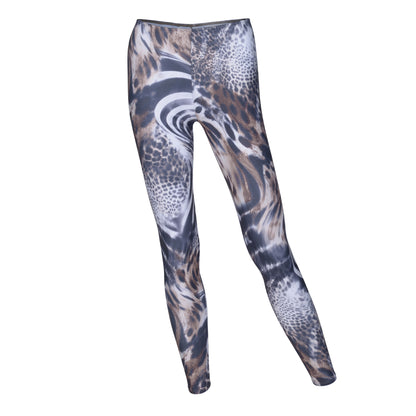KDT001 Women's Girls All Colours ANIMAL PRINT Dance Tights Leggings With Stirrups