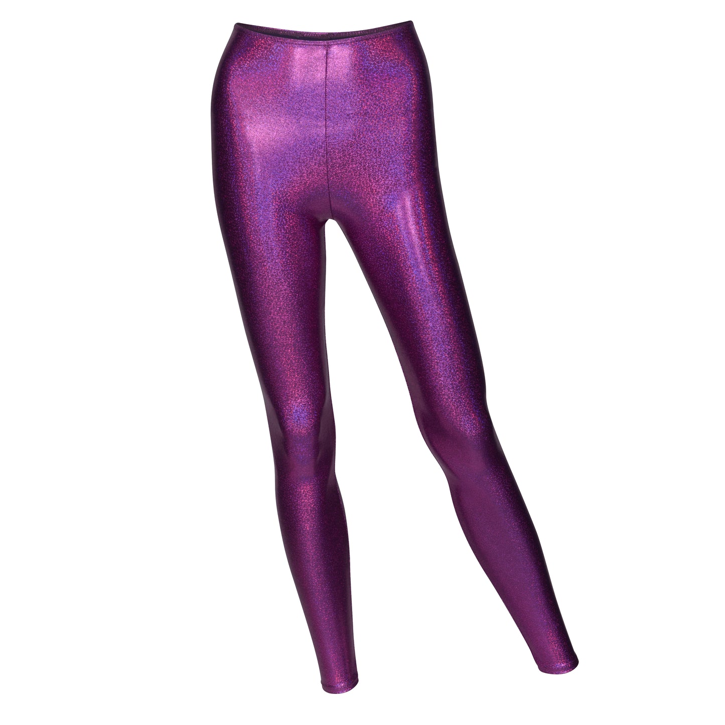 KDT002 Women's Girls All Colours SPARKLY HOLOGRAM Dance Footless Tights Leggings