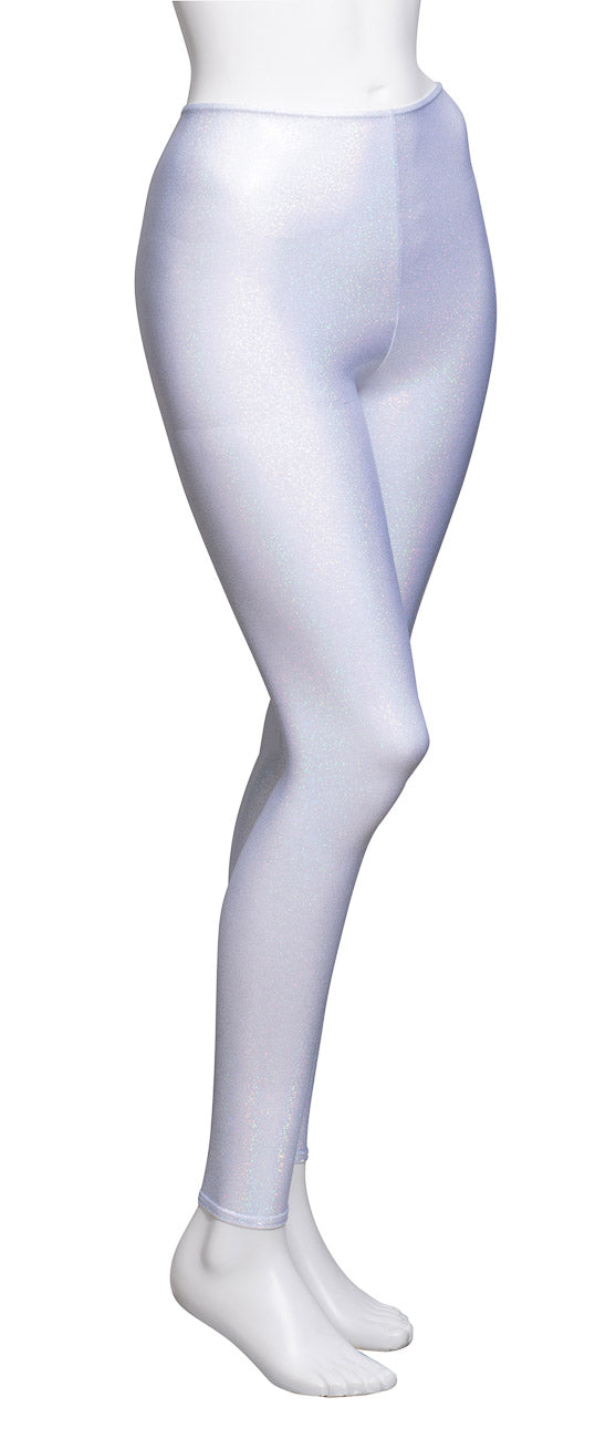 KDT002 Women's Girls All Colours SPARKLY HOLOGRAM Dance Footless Tights Leggings