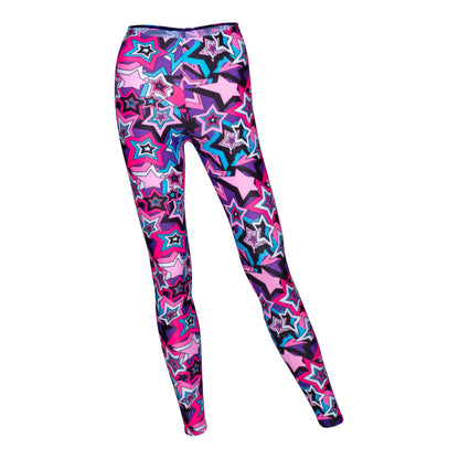 KDT002 Women's Girls All Colours Variety Of Festival Multi Coloured Print Tights Leggings