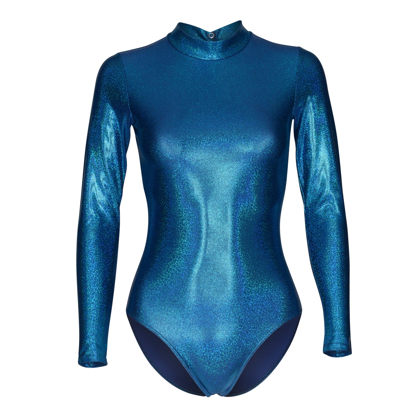 KDGN019 All Colours SPARKLY HOLOGRAM Women's Girls Lycra Long Sleeve Dance Leotard