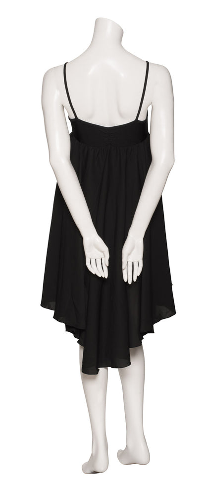 Black All Sizes Plain Lyrical Dress Contemporary Ballet Dance Costume
