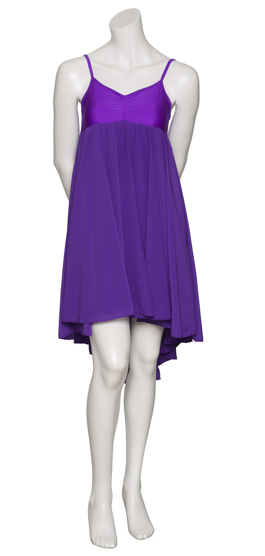 Purple All Sizes Plain Lyrical Dress Contemporary Ballet Dance Costume