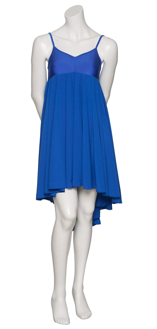 Royal Blue All Sizes Plain Lyrical Dress Contemporary Ballet Dance Costume