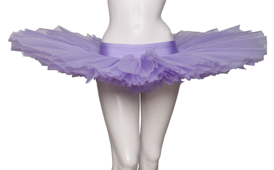 Girls Women's Lilac Premium Professional Dance Ballet Practise Pancake Plateau Tutu Skirt