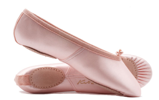 Pink Satin Split Sole Ballet Shoes