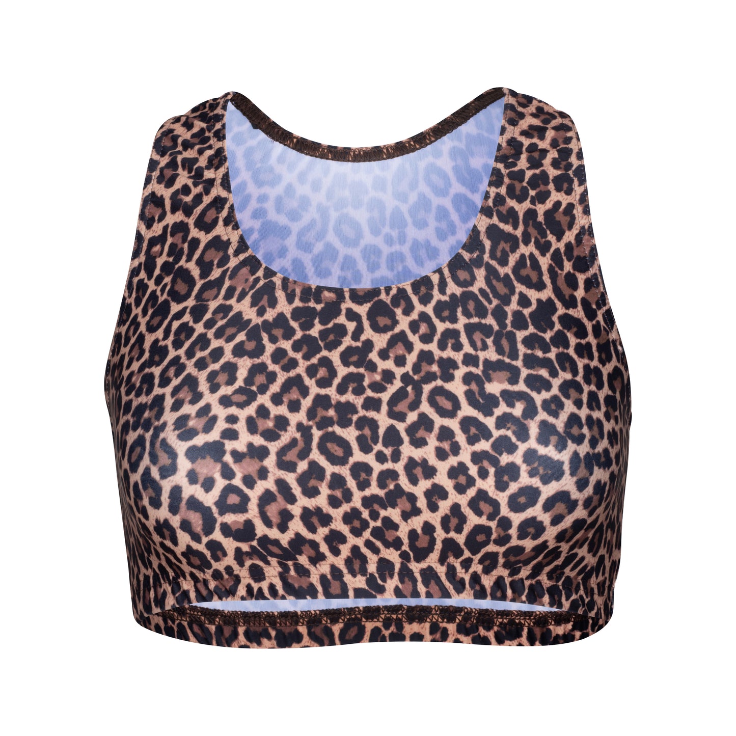KCTP-5 All Colours and Sizes ANIMAL PRINT Racer Back Dance Fitness Gym Crop Top