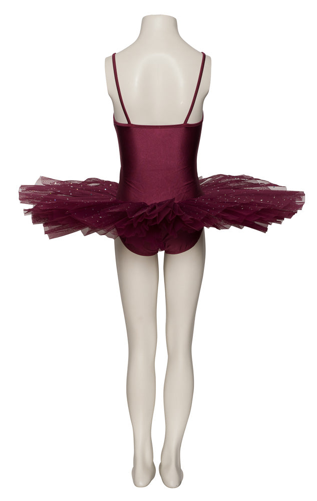 Burgundy Premium SPARKLE Dance Ballet Tutu All Sizes