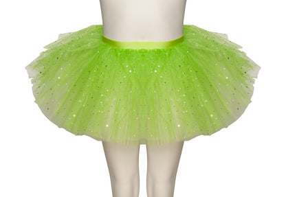 Lime Green Premium SPARKLE Dance Ballet Tutu Skirt All Sizes
