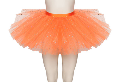 Orange Premium SPARKLE Dance Ballet Tutu Skirt All Sizes