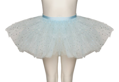 Pale Blue Premium SPARKLE Dance Ballet Tutu Skirt All Sizes