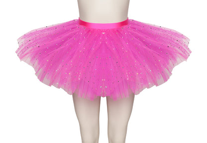 Hot Pink Premium SPARKLE Dance Ballet Tutu Skirt All Sizes