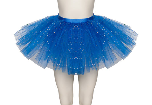 Royal Blue Premium SPARKLE Dance Ballet Tutu Skirt All Sizes