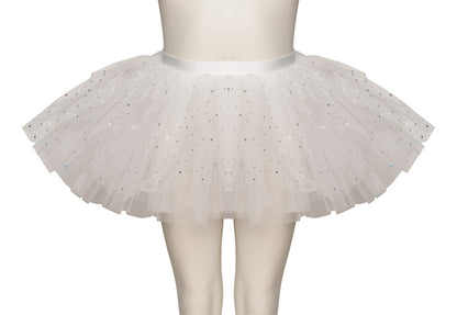 White Premium SPARKLE Dance Ballet Tutu Skirt All Sizes