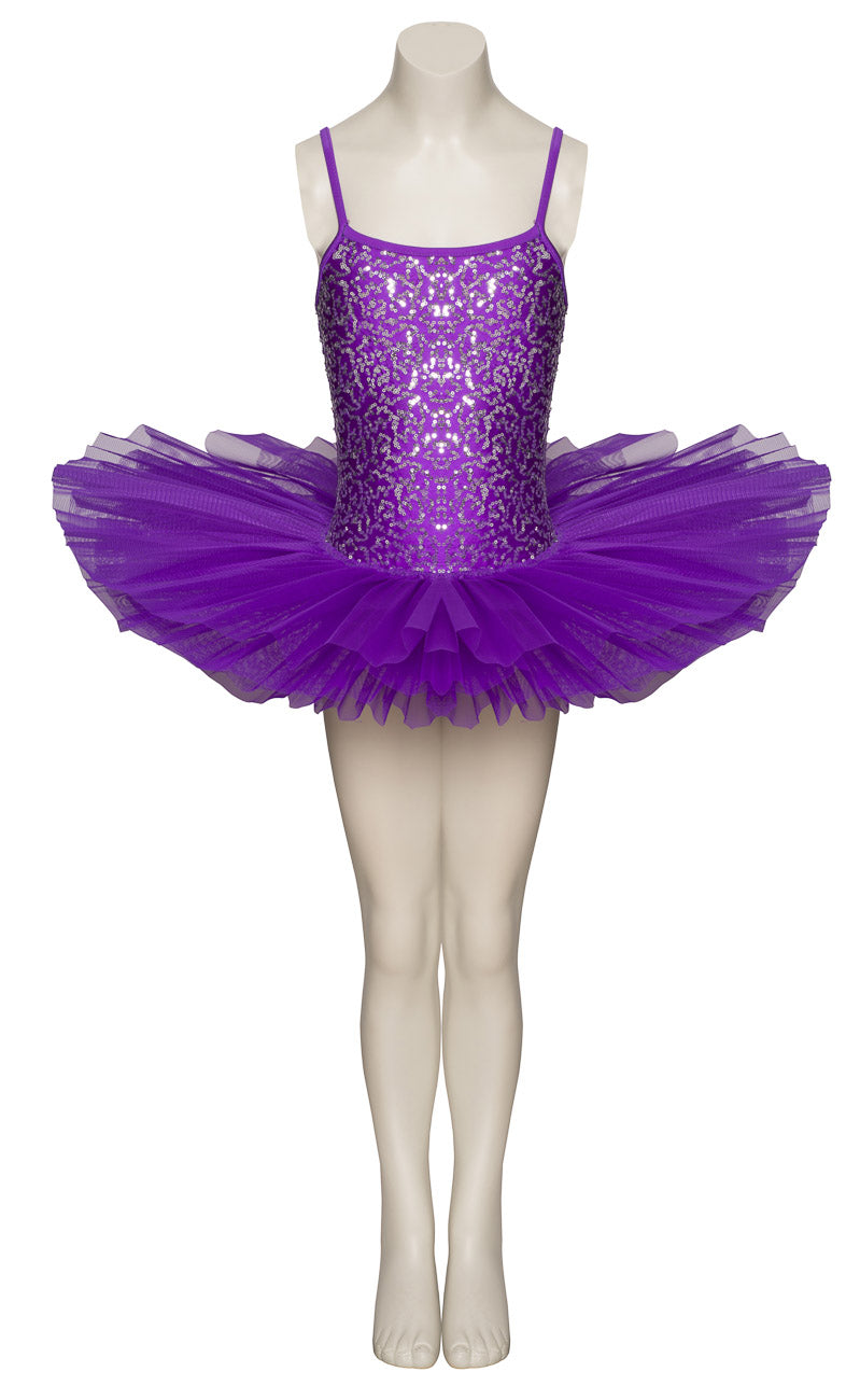 All Colours Premium Dance Ballet Tutu with Silver Sequins