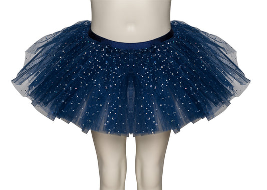 Navy Blue Premium SPARKLE Dance Ballet Tutu Skirt All Sizes