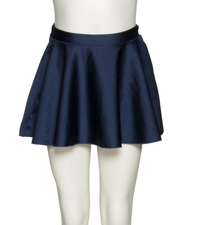 KDSK01 Girls All Colours Nylon Lycra Pull On Circular Dance Skirt