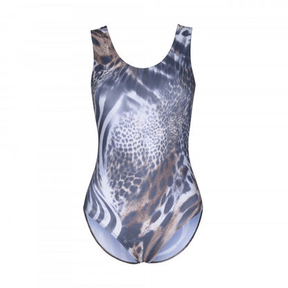 KDC026 All Colours ANIMAL PRINT Women's Girls Lycra Sleeveless Dance Leotard