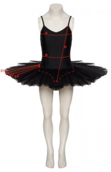 Navy Blue Premium Plain Dance Ballet Tutu All Sizes