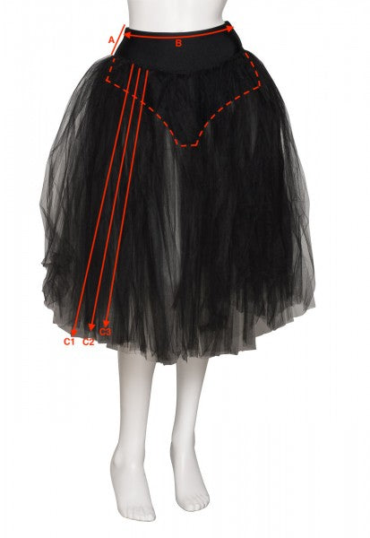 Girls Women's All Colours Romantic Ballet Dance 3 Layer Tutu Skirt