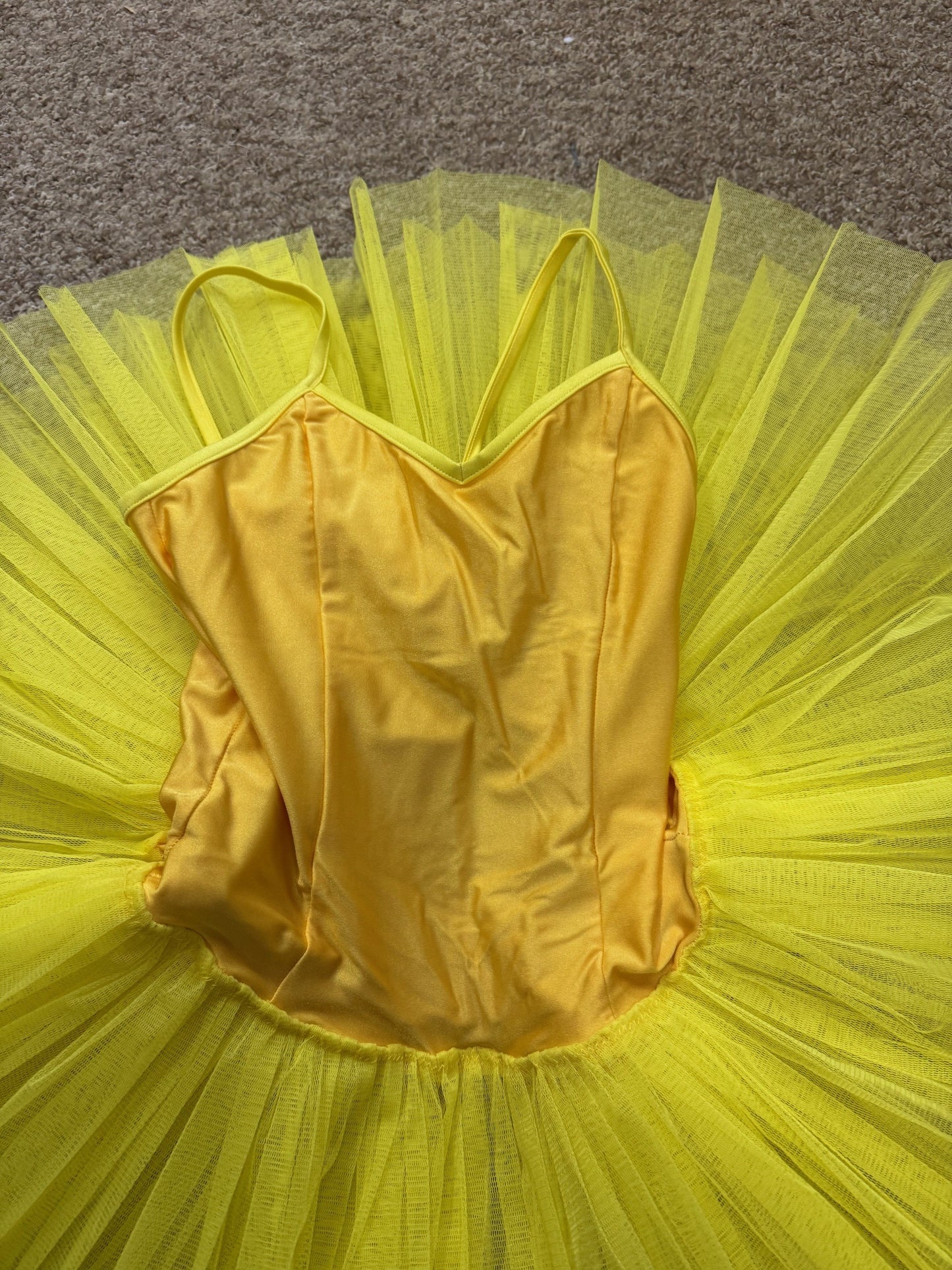 Yellow Premium Plain Dance Ballet Tutu All Sizes SALE
