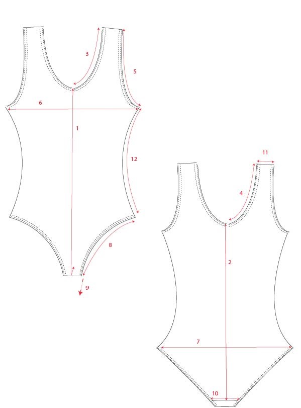 Leotard Size Chart