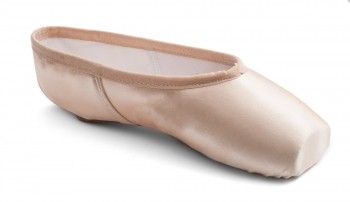 Pink Satin Beginners Practice Ballet Demi Pointe Shoes Soft Shank Katz Dancewear 