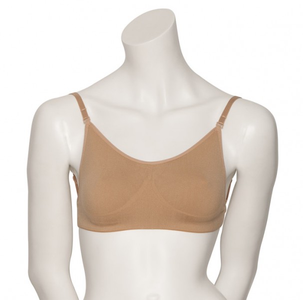 Silky Dance Seamless Clear Back Bra Top : : Clothing