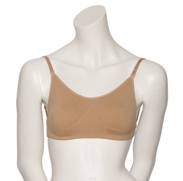 Silky Womens Dance Seamless Clear Back Bra (1 Garment)