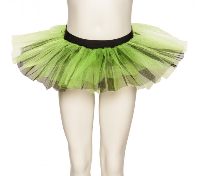 Lime Green And Black Two Tone Tutu Skirt Ballet Dance Fancy Dress All Sizes