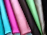 1 Meter Length Of Shiny Nylon Lycra Stretch Material Fabric In All Katz Colours 