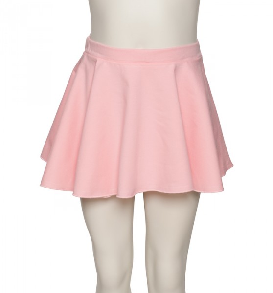 Ladies Girls Pink Cotton Pull On Circular Dance Ballet Skirt KDSKC03