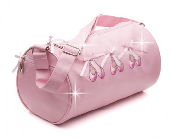 Girls Pink Sparkly Shimmer Ballet Dance Shoulder Bag KB99