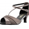 Gun Metal Pu/Bronze Silver Lurex