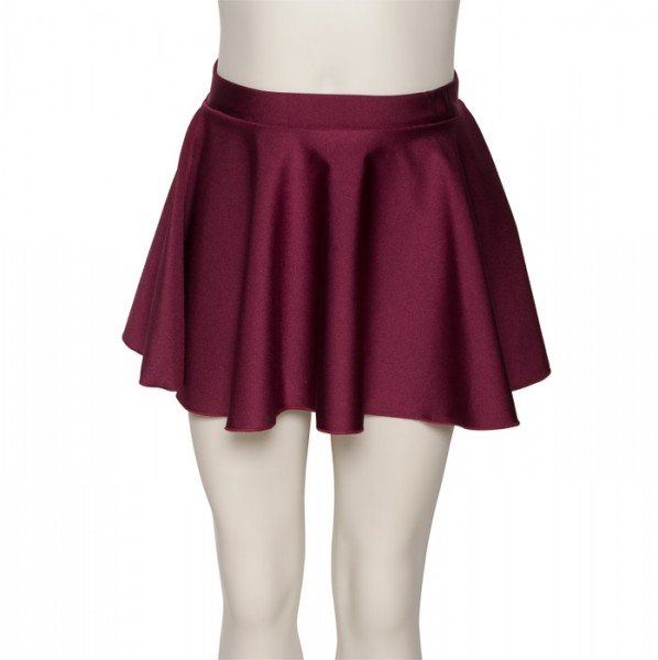 Purple, Childs Small Waist 18-20 Girls Ladies Lycra Ballet Dance Circular Skirt By Katz Dancewear KDSK01