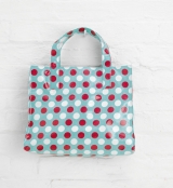 Red Spotty Canvas Sports Swimming Gym Bag By Katz Dancewear PP7P Christmas 