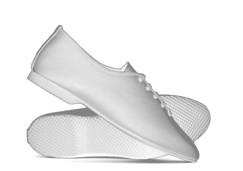 White Leather Split Sole Dance Stage Jazz Modern Shoes By Katz All Sizes 