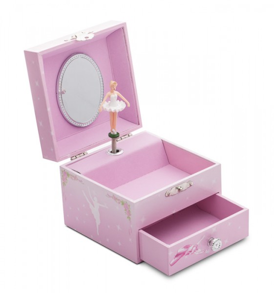 Girls Small Pink Ballet Jewellery Box Christmas Birthday Present JB-26